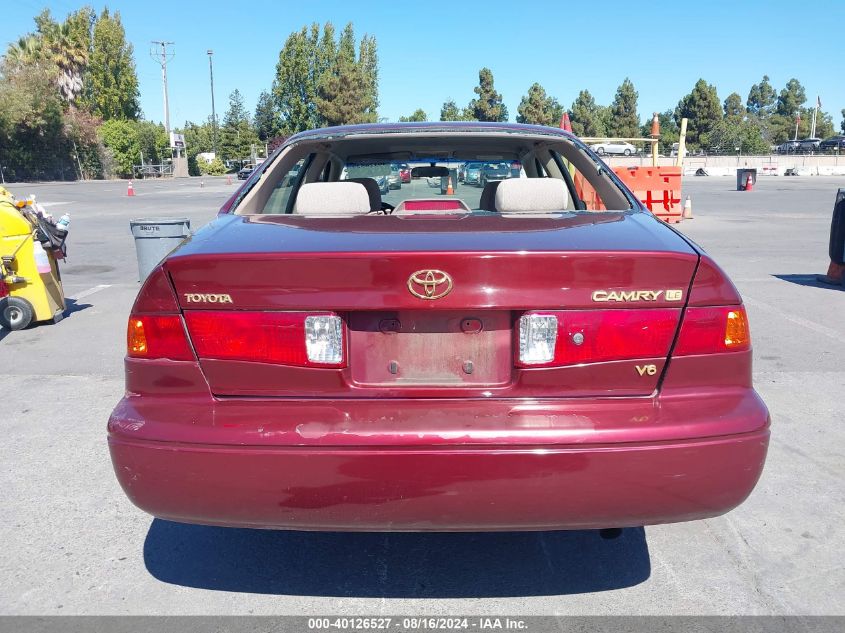 2000 Toyota Camry Le V6 VIN: JT2BF22K1Y0238509 Lot: 40126527