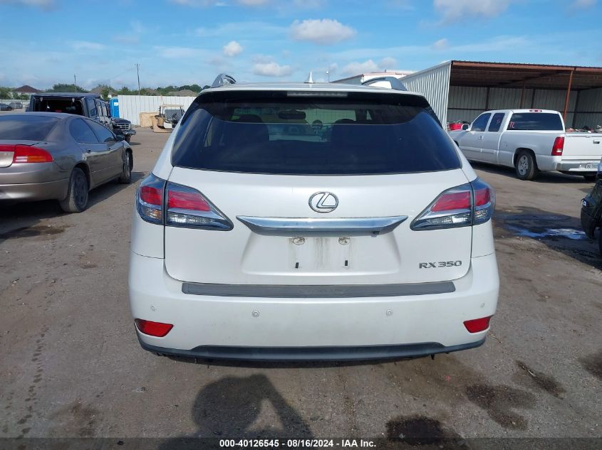 2015 Lexus Rx 350 VIN: 2T2ZK1BA8FC177130 Lot: 40126545