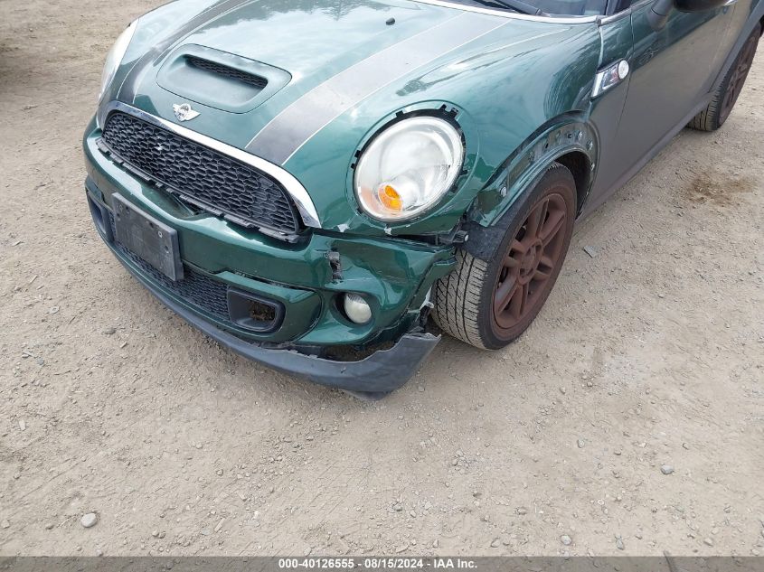 2012 Mini Cooper S VIN: WMWSV3C51CTY16783 Lot: 40126555