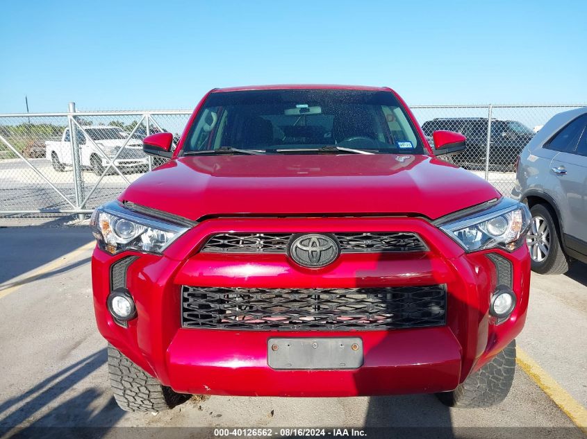 2016 Toyota 4Runner Sr5 Prem/Ltdl/Trail/Trd VIN: JTEBU5JR5G5334489 Lot: 40126562