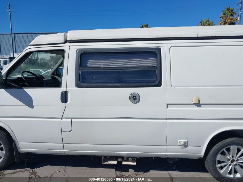 1995 Volkswagen Eurovan Camper/Transporter VIN: WV2EE0700SH002317 Lot: 40126565