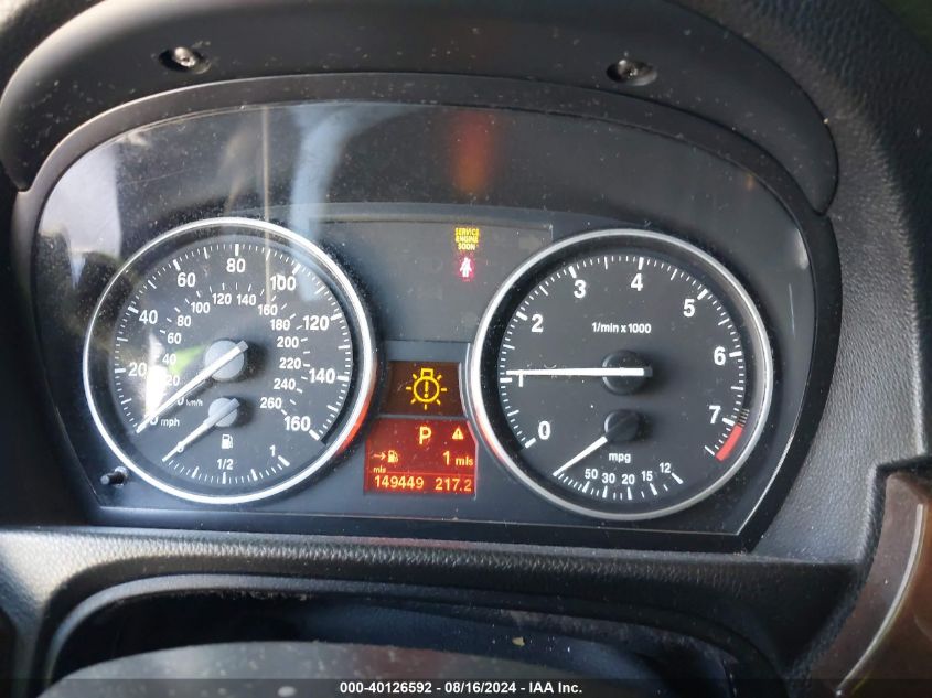 2011 BMW 328I VIN: WBAPH5G52BNM75691 Lot: 40126592