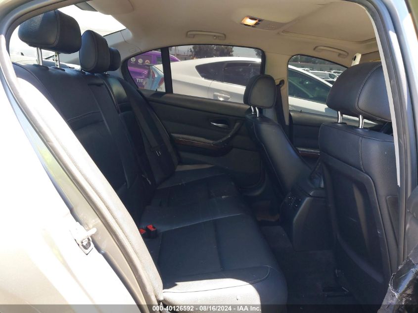 2011 BMW 328I VIN: WBAPH5G52BNM75691 Lot: 40126592