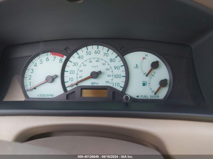 2004 Toyota Corolla Le VIN: 2T1BR38E64C247048 Lot: 40126649