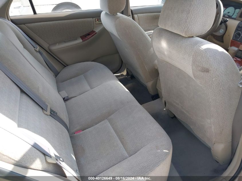 2004 Toyota Corolla Le VIN: 2T1BR38E64C247048 Lot: 40126649