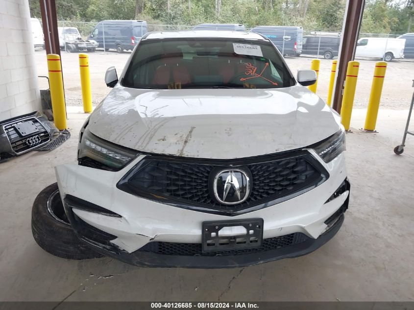 2021 Acura Rdx A-Spec Package VIN: 5J8TC2H68ML041538 Lot: 40126685