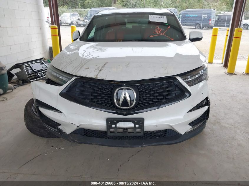 2021 Acura Rdx A-Spec Package VIN: 5J8TC2H68ML041538 Lot: 40126685