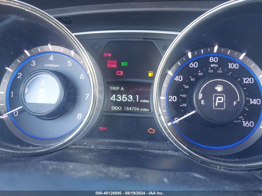 2013 Hyundai Sonata Gls VIN: 5NPEB4AC6DH532300 Lot: 40126695