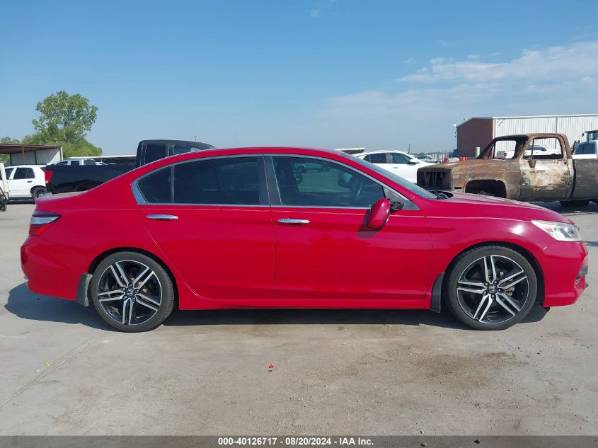 2017 Honda Accord Sport Se VIN: 1HGCR2F17HA038685 Lot: 40126717