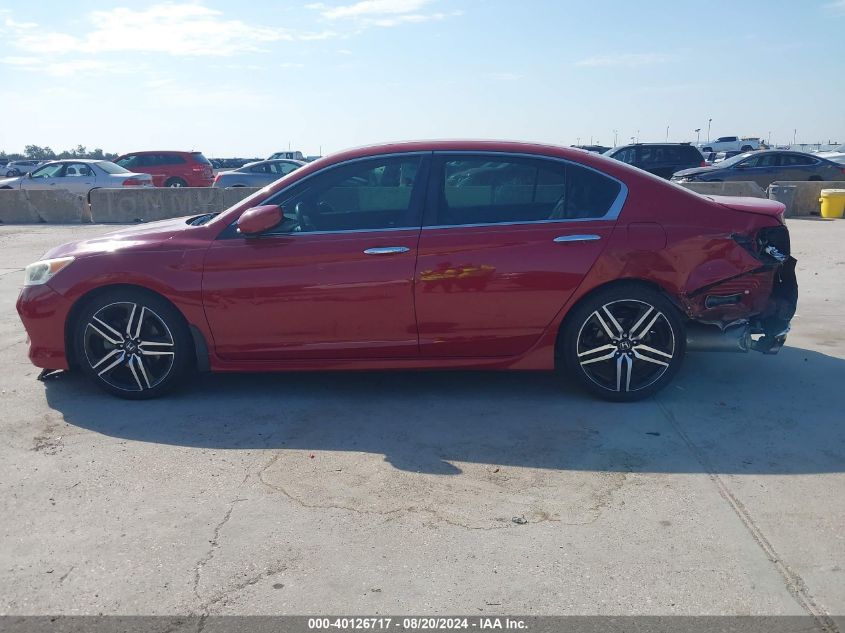 2017 Honda Accord Sport Se VIN: 1HGCR2F17HA038685 Lot: 40126717