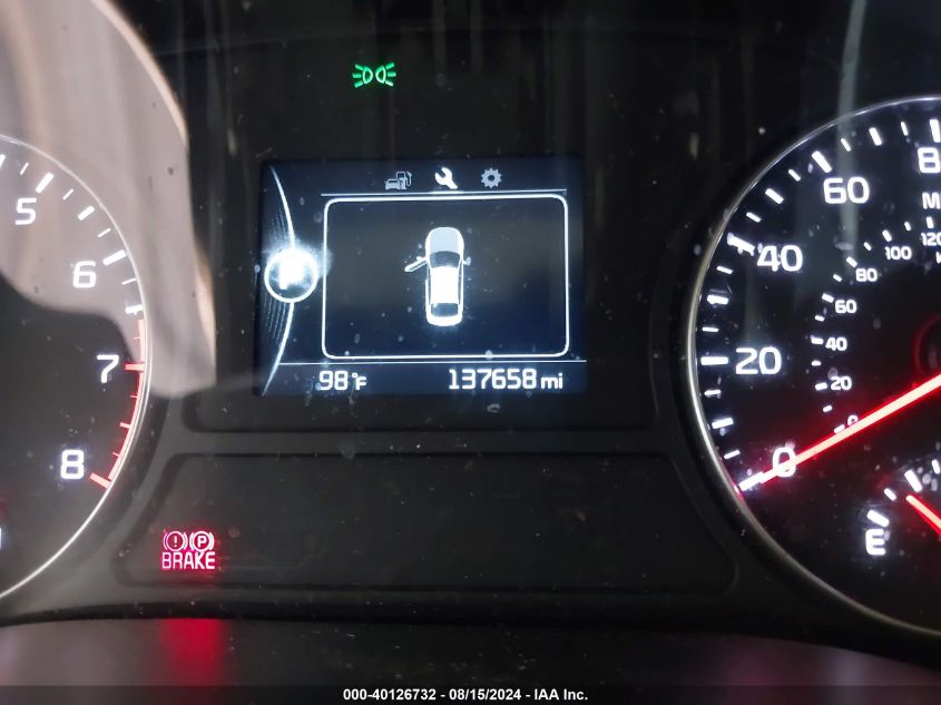 2017 Kia Optima Lx VIN: 5XXGT4L38HG143873 Lot: 40126732