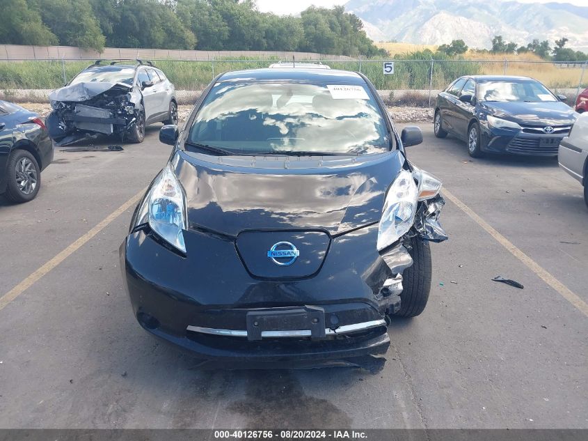 2013 Nissan Leaf S/Sv/Sl VIN: 1N4AZ0CP8DC400126 Lot: 40126756