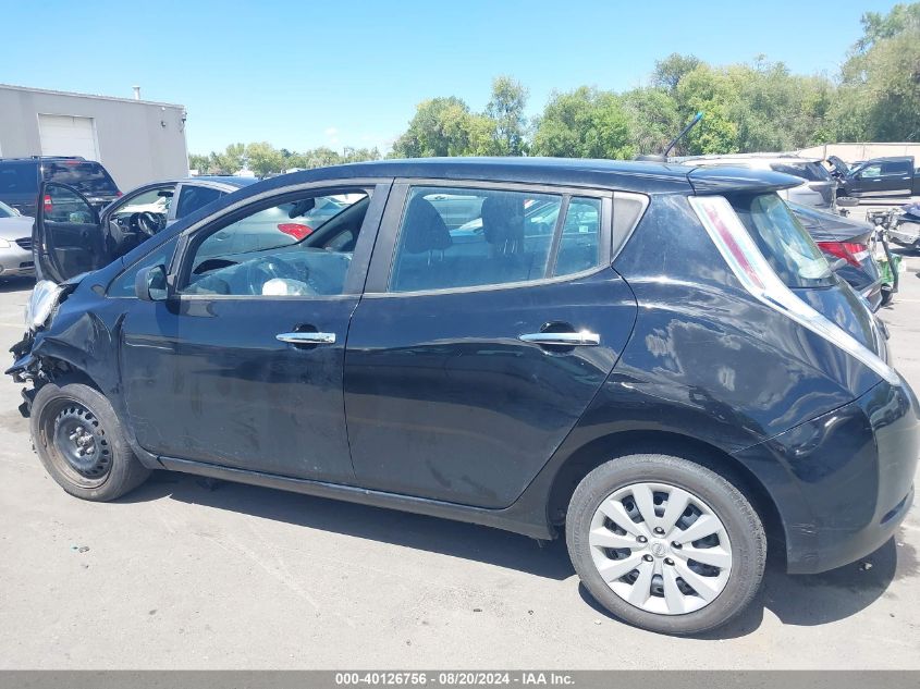 2013 Nissan Leaf S/Sv/Sl VIN: 1N4AZ0CP8DC400126 Lot: 40126756