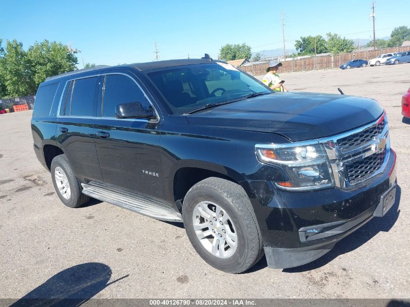 VIN W1N4N4HB7MJ165603 2015 CHEVROLET TAHOE no.1