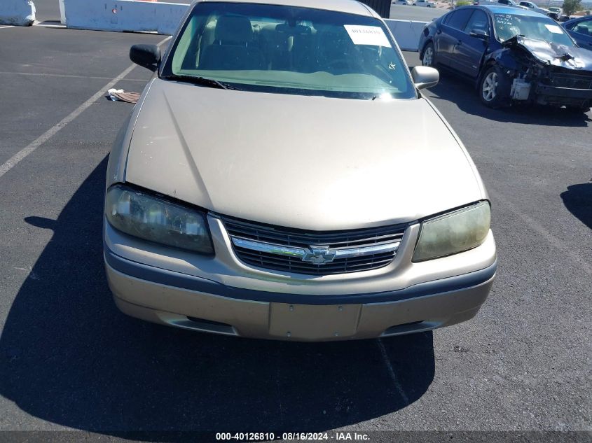 2005 Chevrolet Impala VIN: 2G1WF52E259200821 Lot: 40126810