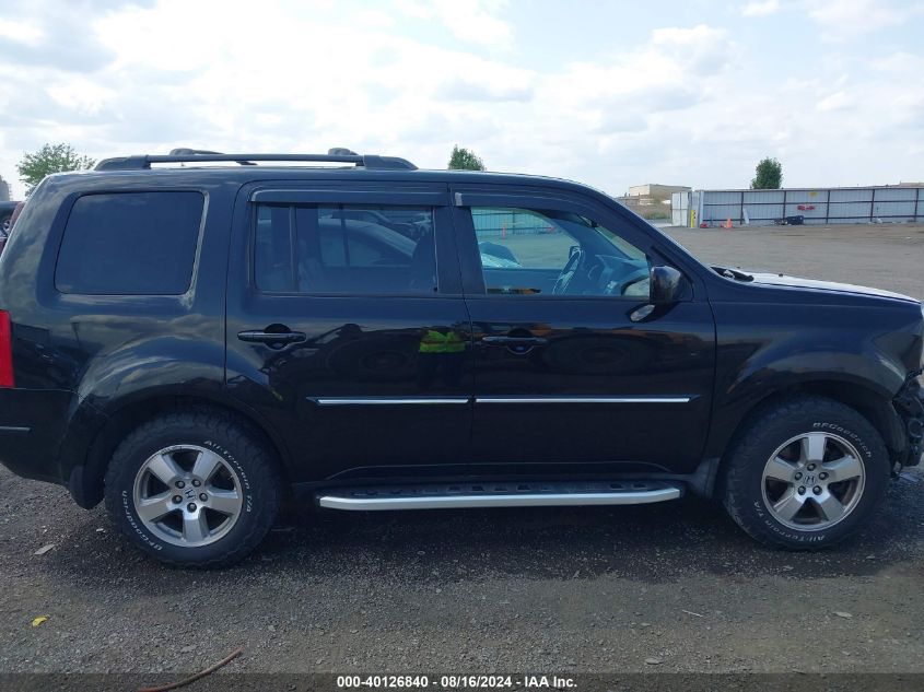 2011 Honda Pilot Ex-L VIN: 5FNYF4H51BB025017 Lot: 40126840