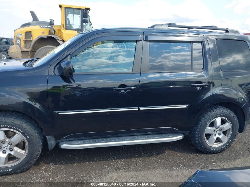 2011 Honda Pilot Ex-L VIN: 5FNYF4H51BB025017 Lot: 40126840