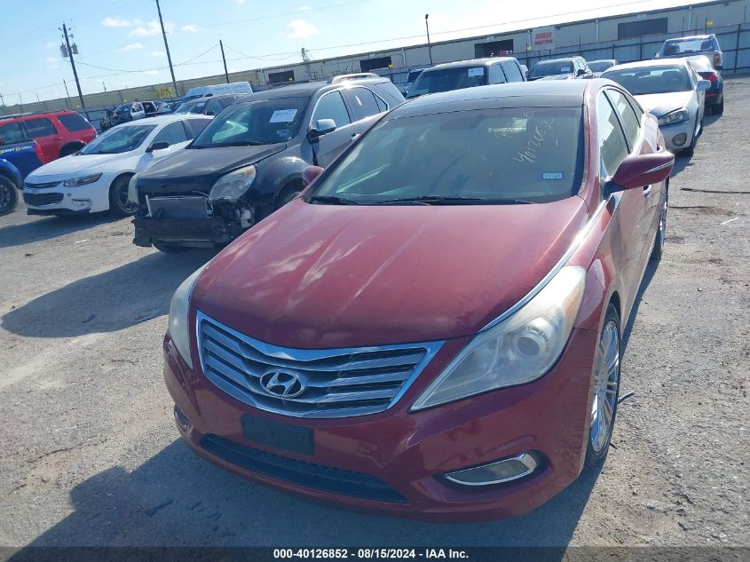 2013 Hyundai Azera VIN: KMHFH4JG7DA204957 Lot: 40126852