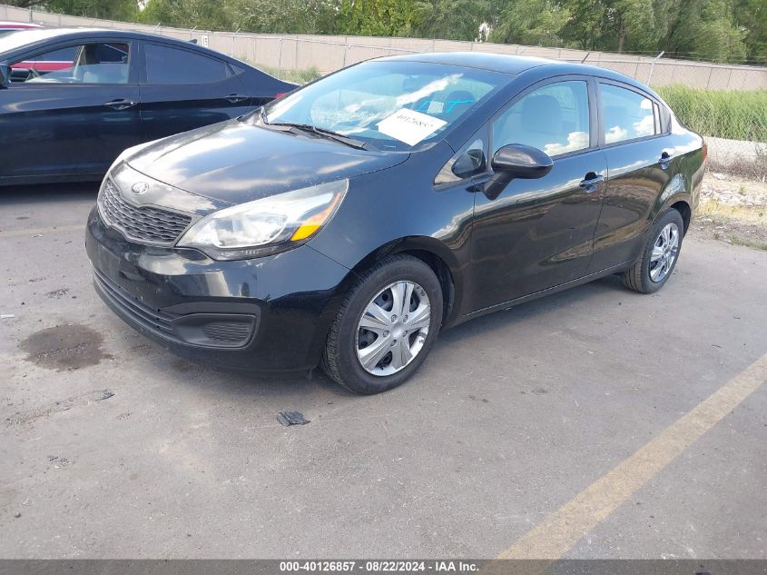 VIN KNADM4A38F6485058 2015 KIA Rio, LX no.2