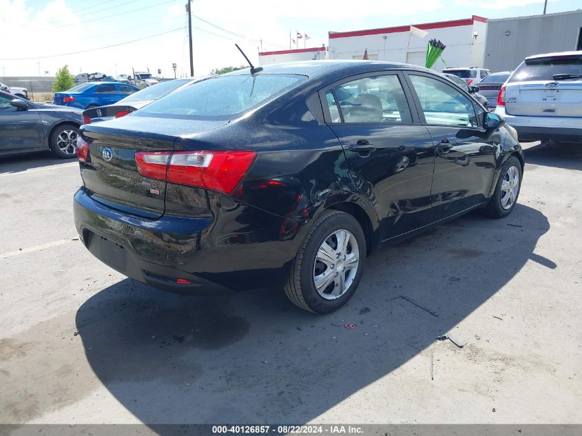 VIN KNADM4A38F6485058 2015 KIA Rio, LX no.4