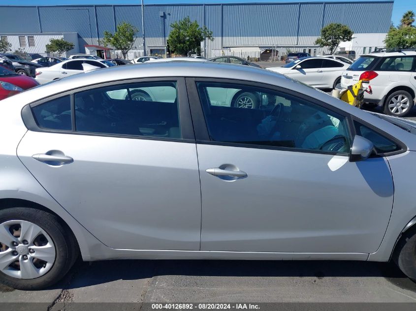 2017 Kia Forte Lx VIN: 3KPFK4A71HE107830 Lot: 40126892