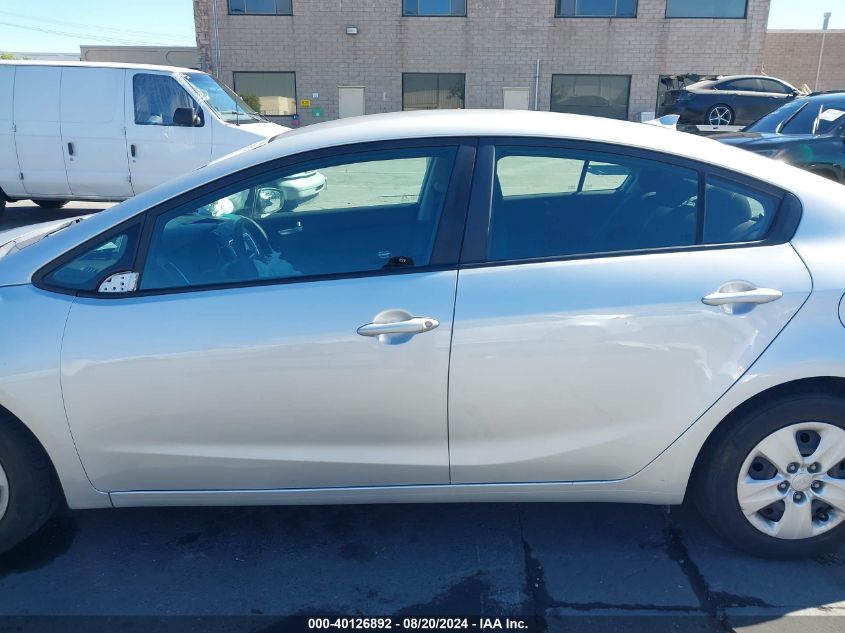 2017 Kia Forte Lx VIN: 3KPFK4A71HE107830 Lot: 40126892