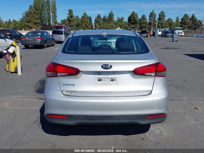 2017 Kia Forte Lx VIN: 3KPFK4A71HE107830 Lot: 40126892