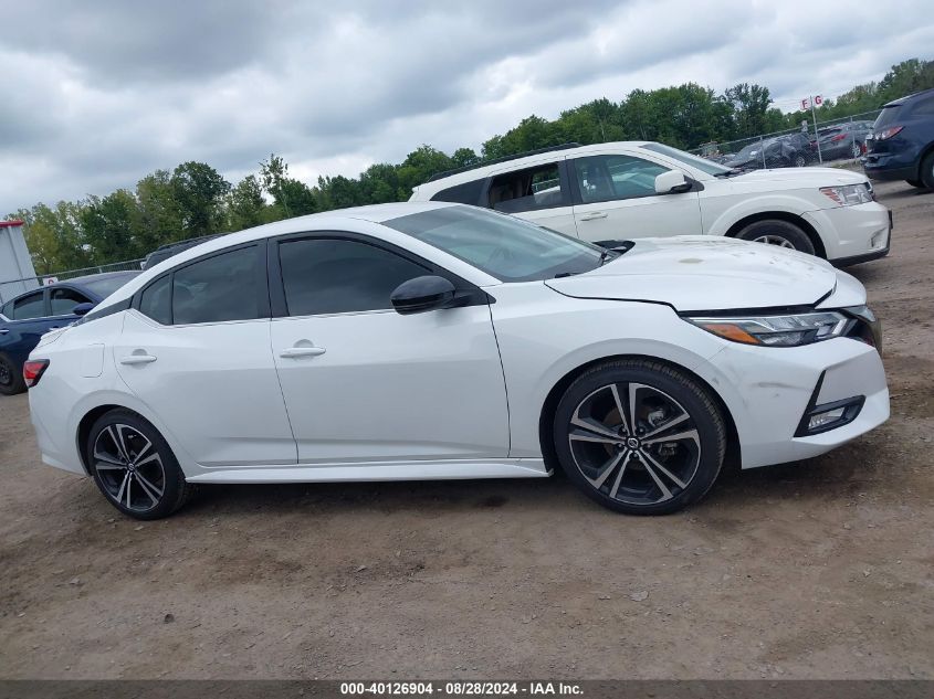 2020 Nissan Sentra Sr Xtronic Cvt VIN: 3N1AB8DV3LY298558 Lot: 40126904