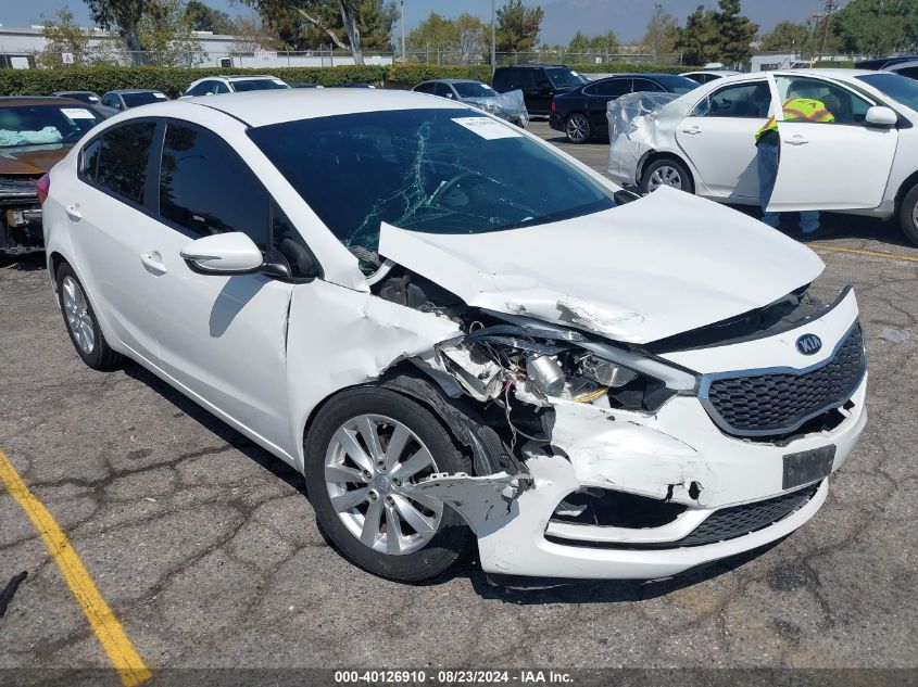 KNAFX4A66G5446504 2016 KIA FORTE - Image 1