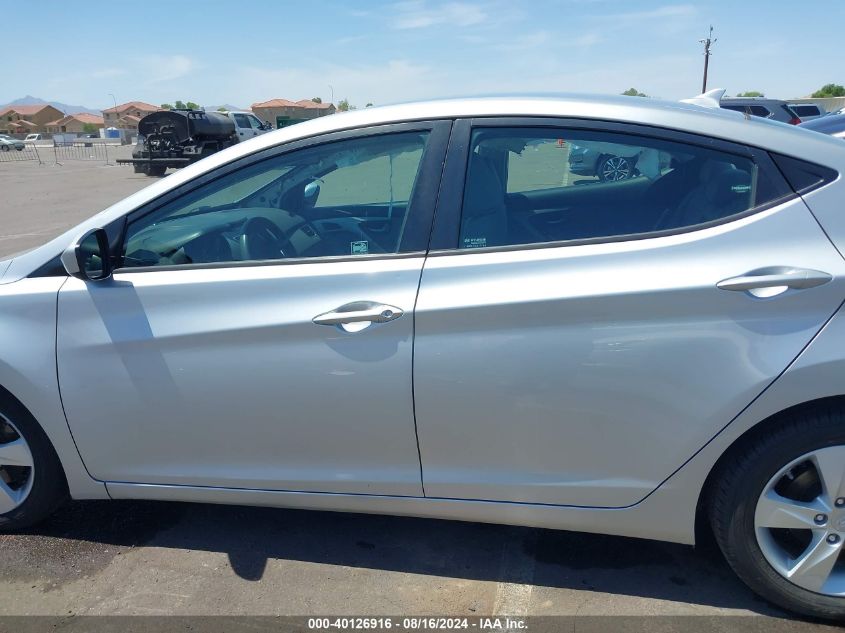 2013 Hyundai Elantra Gls VIN: 5NPDH4AE2DH301440 Lot: 40126916