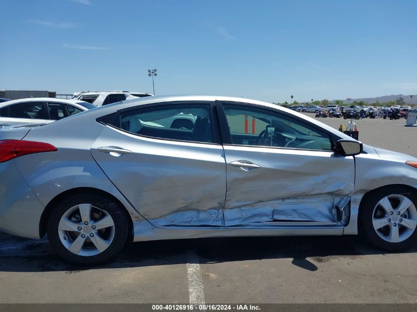 2013 Hyundai Elantra Gls VIN: 5NPDH4AE2DH301440 Lot: 40126916