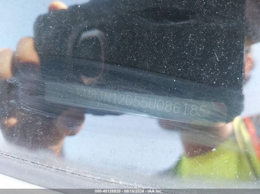 2005 Hyundai Tucson Gls/Lx VIN: KM8JN12D55U086185 Lot: 40126920