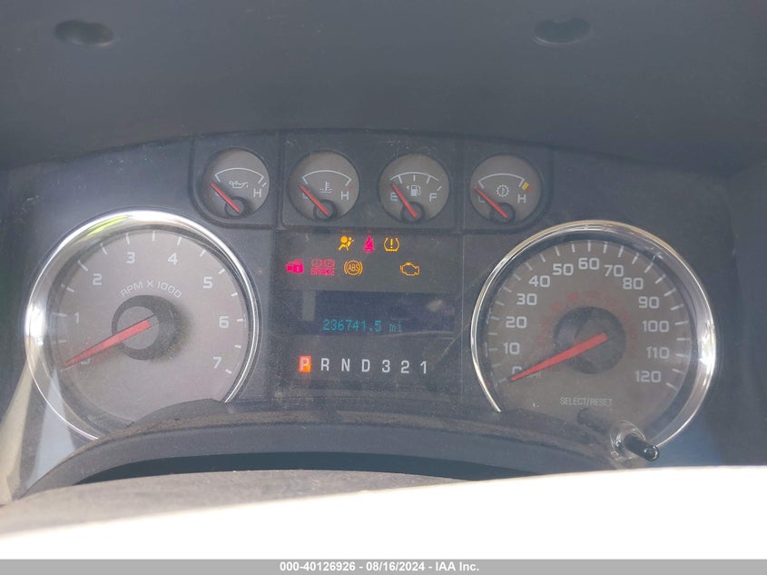 2009 Ford F-150 Fx4/King Ranch/Lariat/Platinum/Xl/Xlt VIN: 1FTPW14VX9FA44560 Lot: 40126926