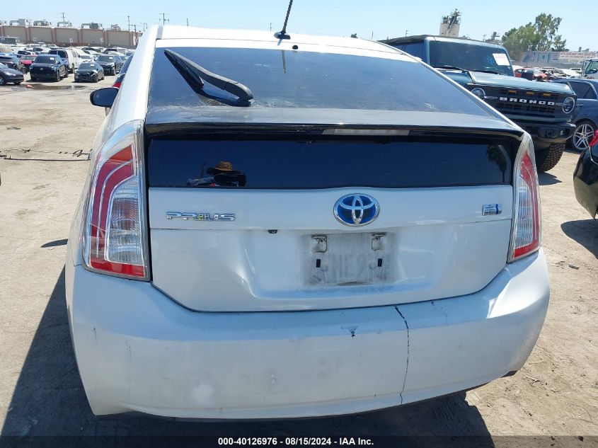 2015 Toyota Prius Three VIN: JTDKN3DU8F0459312 Lot: 40126976