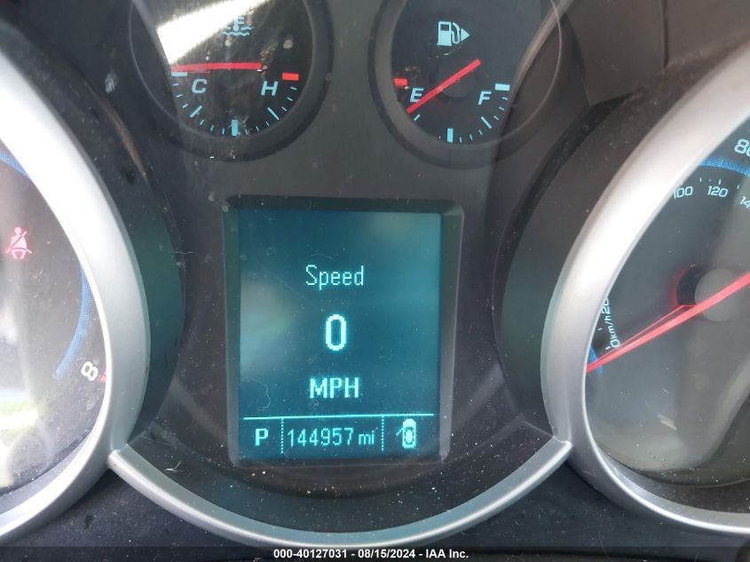 2012 Chevrolet Cruze 1Lt VIN: 1G1PF5SC7C7268923 Lot: 40127031