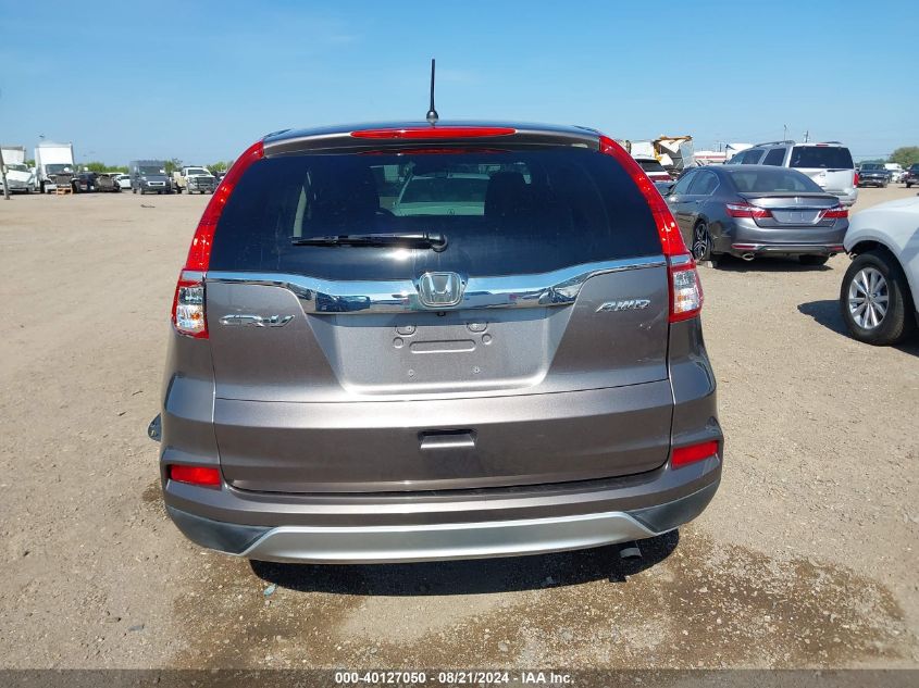 2015 Honda Cr-V Ex VIN: 5J6RM4H53FL049584 Lot: 40127050