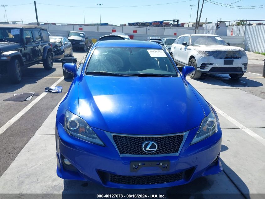 2011 Lexus Is 250 VIN: JTHBF5C27B5150161 Lot: 40127078