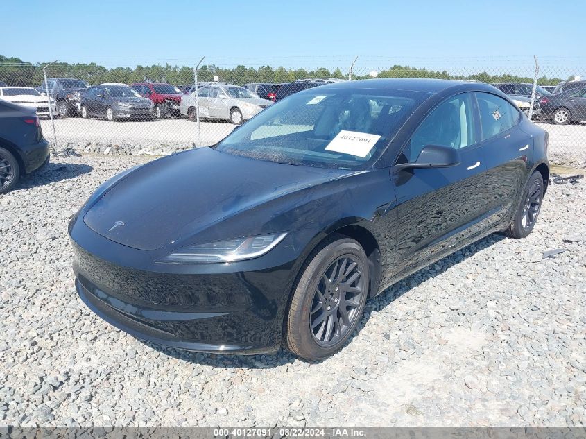 5YJ3E1EB6RF806602 2024 TESLA MODEL 3 - Image 2