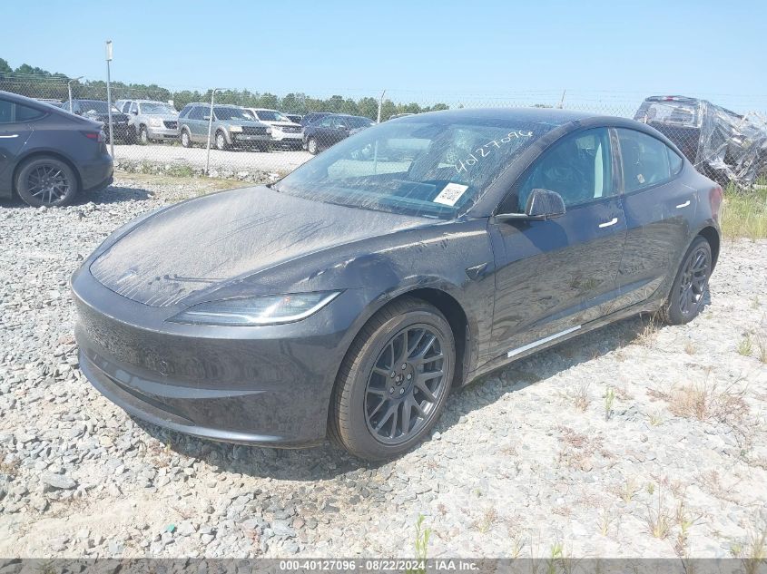 5YJ3E1EB0RF796424 2024 TESLA MODEL 3 - Image 2