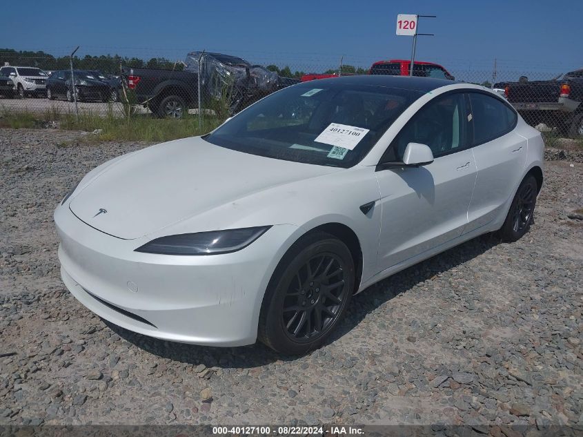 5YJ3E1EA2RF823727 2024 TESLA MODEL 3 - Image 2