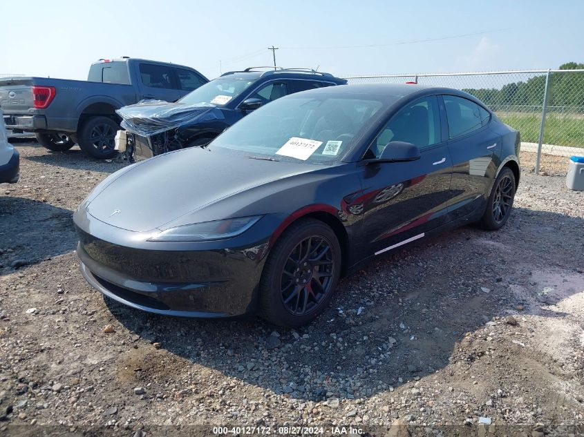 5YJ3E1EA0RF820499 2024 TESLA MODEL 3 - Image 2