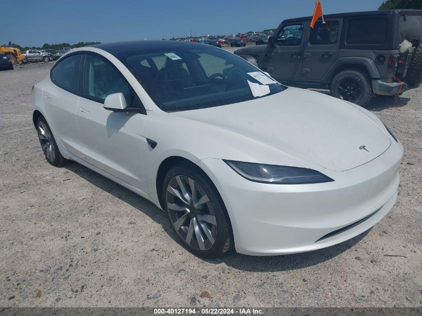 5YJ3E1EB7RF792533 2024 TESLA MODEL 3 - Image 1