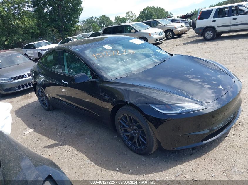 2024 TESLA MODEL 3 REAR-WHEEL DRIVE - 5YJ3E1EA3RF815264