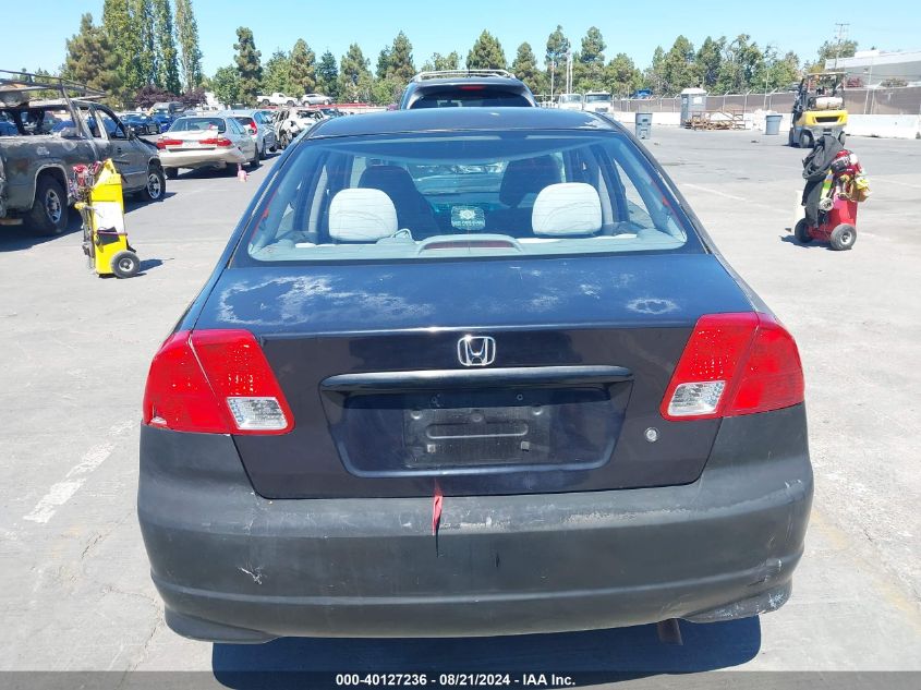 2004 Honda Civic Lx VIN: 2HGES16574H510955 Lot: 40127236