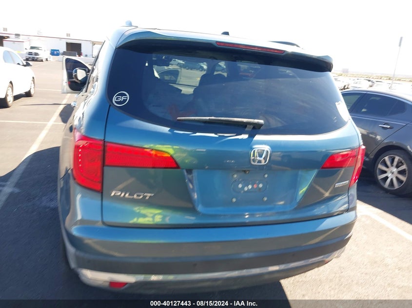 2016 HONDA PILOT TOURING - 5FNYF5H99GB010054