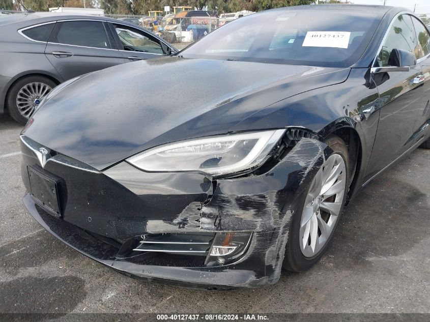 2018 Tesla Model S 100D/75D/P100D VIN: 5YJSA1E27JF265345 Lot: 40127437