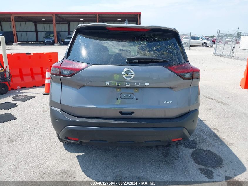 2021 Nissan Rogue S Intelligent Awd VIN: JN8AT3AB0MW222767 Lot: 40127584