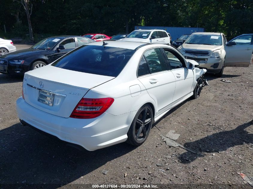 2014 Mercedes-Benz C 300 Luxury 4Matic/Sport 4Matic VIN: WDDGF8AB4ER324735 Lot: 40127604