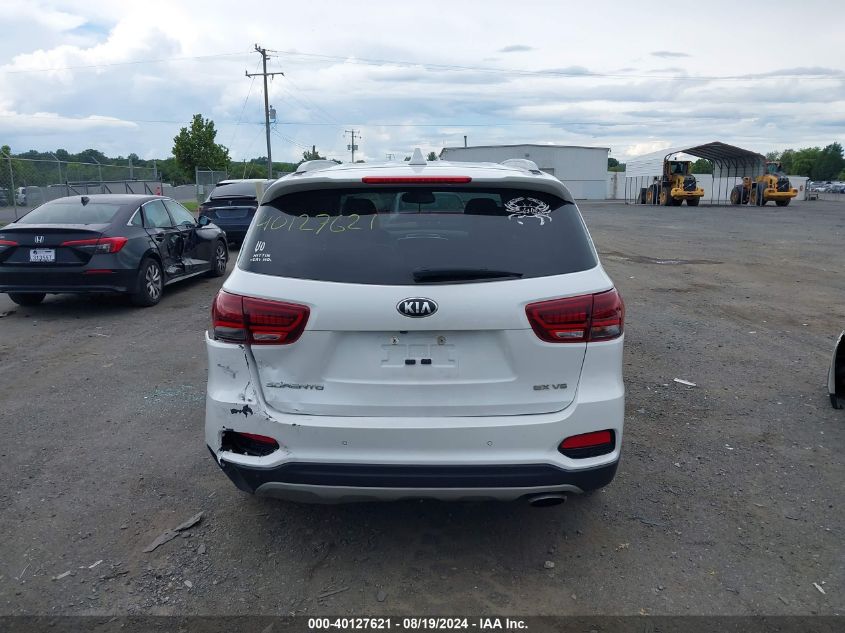 2019 Kia Sorento 3.3L Ex VIN: 5XYPHDA5XKG499900 Lot: 40127621