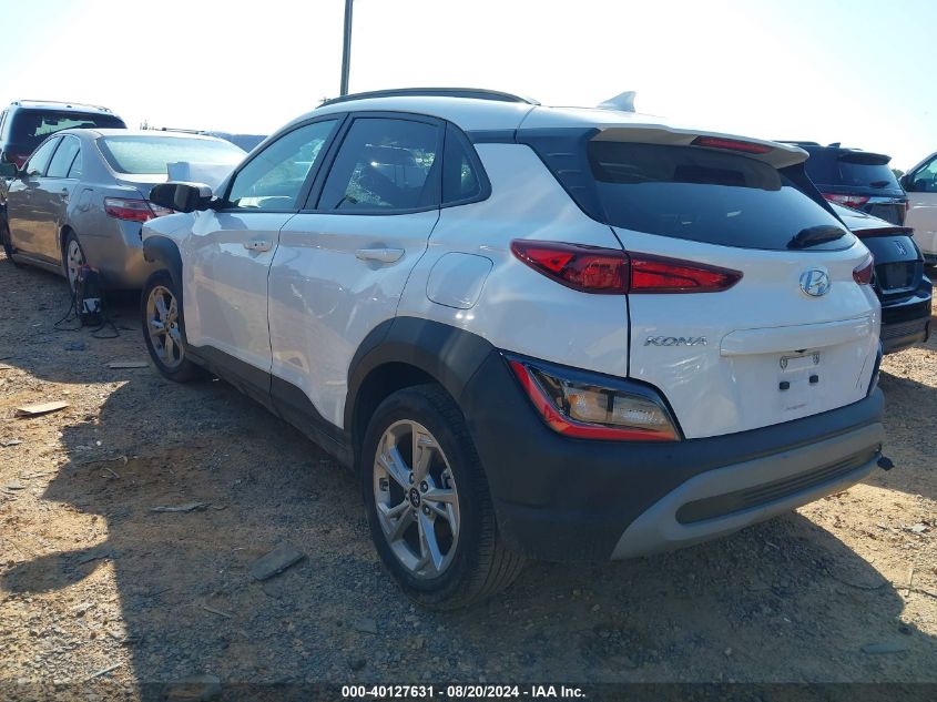 2023 Hyundai Kona Sel VIN: KM8K62AB7PU018285 Lot: 40127631